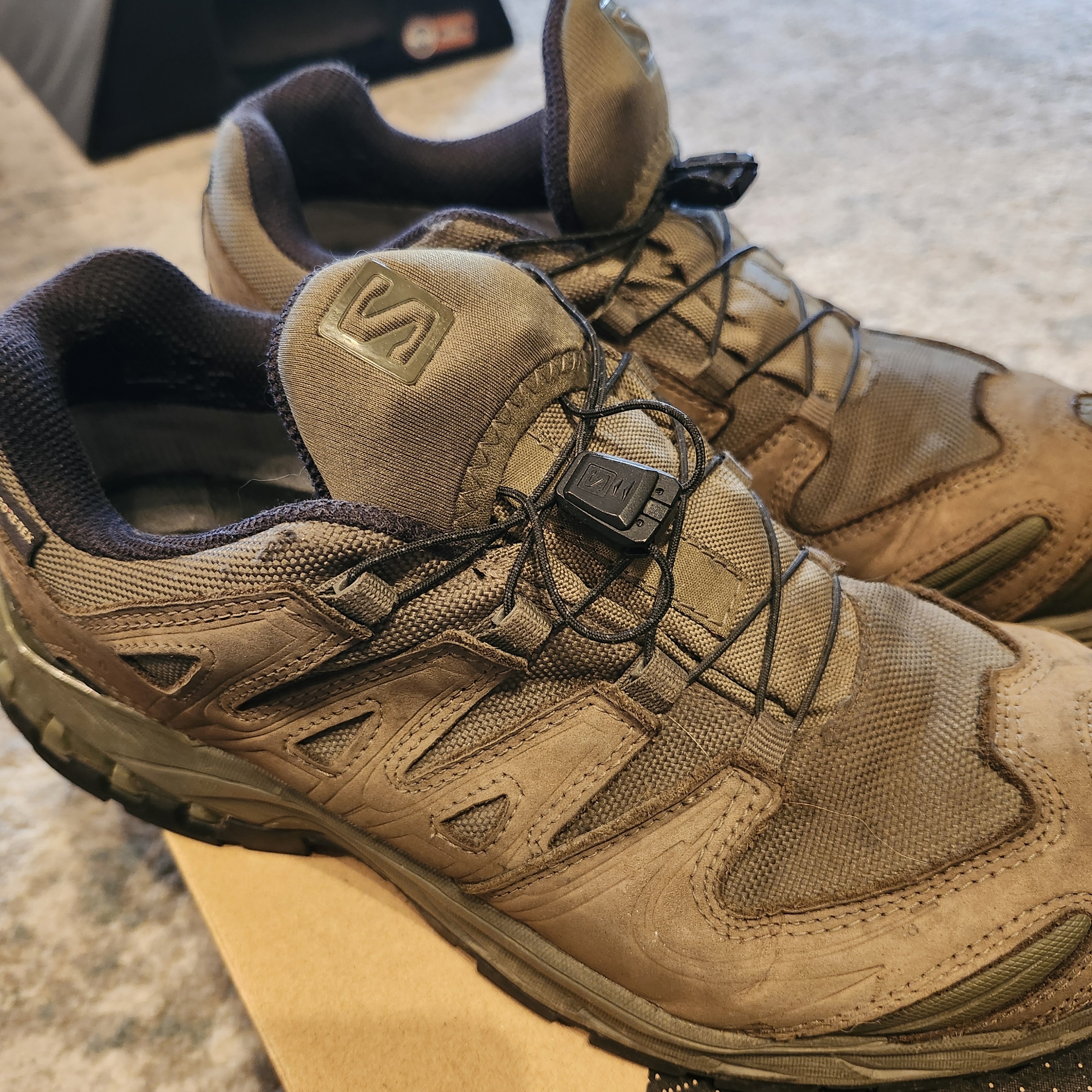 Salomon Olive Green Trail Running Shoes